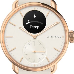 Withings Scanwatch 2 nutikell, 38 mm, roosakuldne