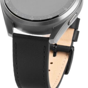 FIXED älykellon nahkaranneke, 22 mm, musta