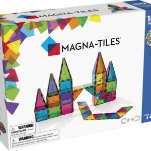 MAGNA-TILES Clear Colours - magnetiline ehituskomplekt, 100 osa