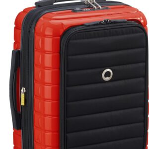 Delsey Shadow 5.0 laiendatav äriklassi kohver, 55 cm, punane/must