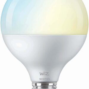 WiZ nutikas pirn globe, E27, pallpirn - valged valgusvarjud, Wi-Fi, 2700-6500 K, 1055 lm