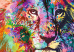 Trefl Puzzle 1000 Colorful Lion palapeli, 1000 palaa - Pilt 2