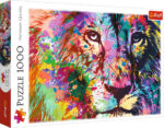 Trefl Puzzle 1000 Colorful Lion palapeli, 1000 palaa