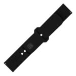 FIKSEERITUD sportlik silikoonist nutikella rihm, 22 mm, must - Pilt 2