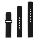 FIKSEERITUD sportlik silikoonist nutikella rihm, 22 mm, must - Pilt 3