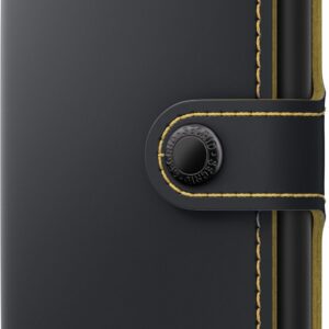 Secrid Miniwallet Matte -lompakko, musta/okra