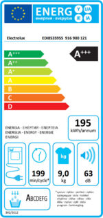 Electrolux EDI853S95S 800 UltraCare trummelkuivati - Pilt 5