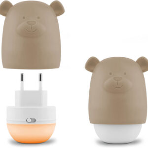 Zazu Benny karu öölamp, taupe