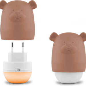 Zazu Benny the Bear yövalo, ruskea