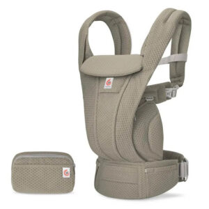 Ergobaby Omni Deluxe Mesh beebikandealus, pehme oliivroheline