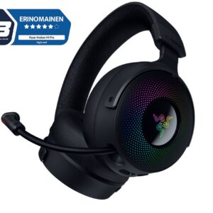 Razer Kraken V4 Pro Juhtmevabad mängukõrvaklapid, mustad