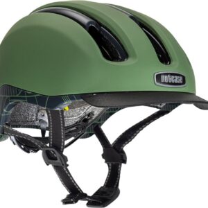 Nutcase Vio Adventure Bahous Green Mips rattakiiver, 55-59 cm