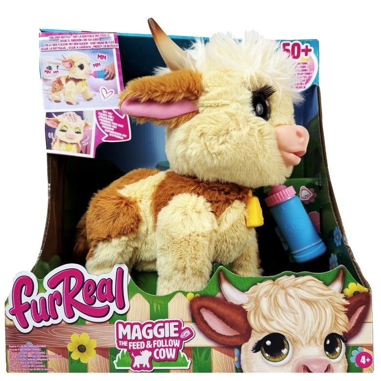 FurReal Maggie, ruokaansa seuraava lehmä