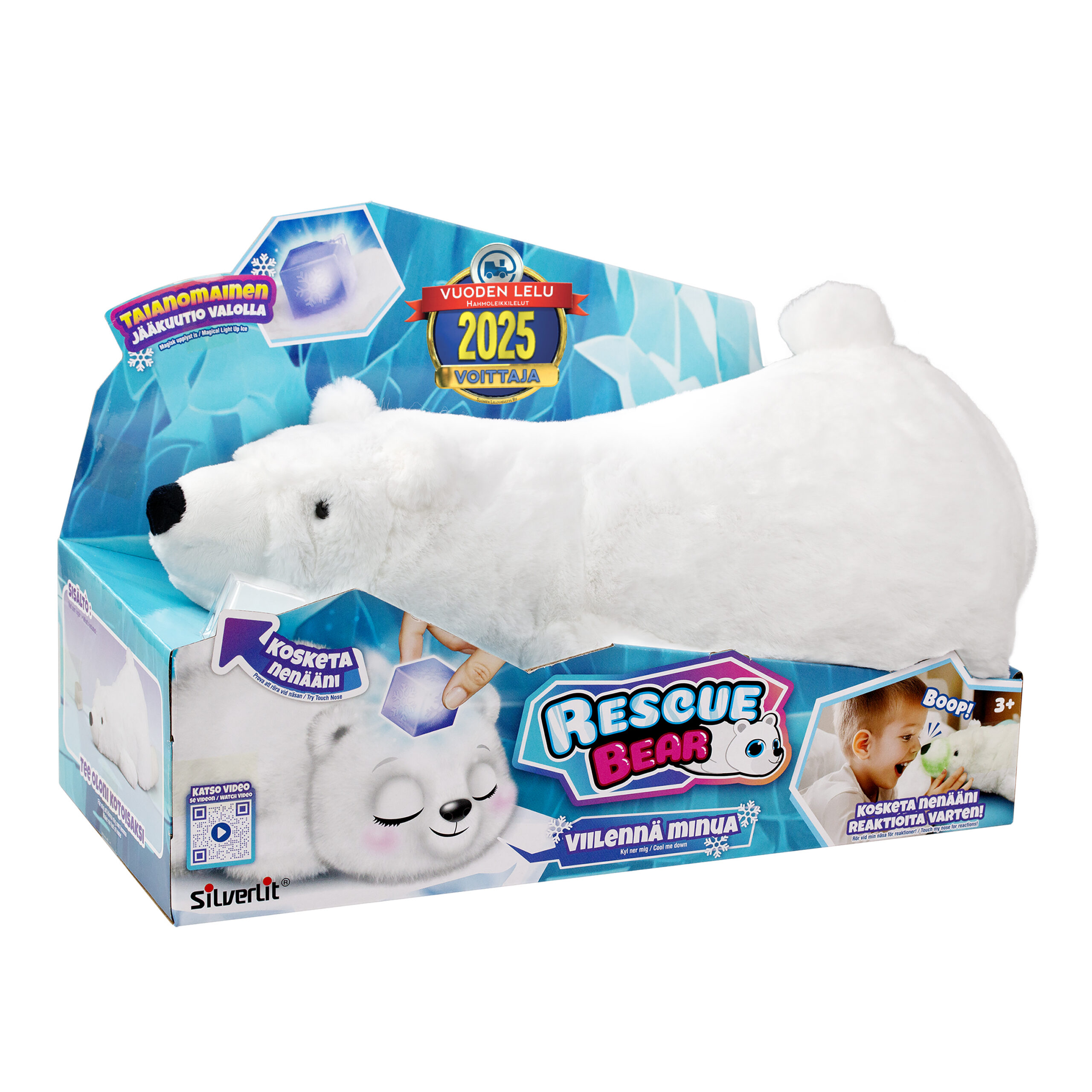 Päästekaru jääkaru, interaktiivne plush mänguasi