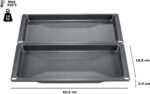 Bosch kapea uunipannu, 39 x 455 x 188 mm - Pilt 2