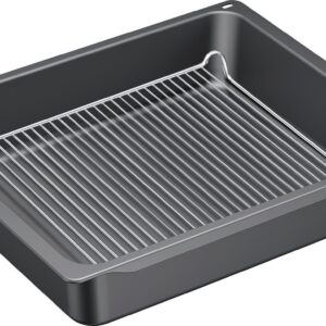 Bosch syvä uunipannu ritilällä, 81 x 455 x 375 mm