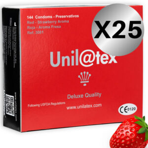 RED / STRAWBERRY PRESERVATIVES PACK 25 X 144 UNITS