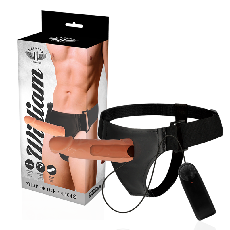 WILLIAN HOLLOW RNES WITH VIBRATOR 17 CM -O- 4.5 CM