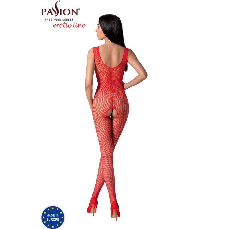 BS098 RED BODYSTOCKING ONE SIZE - Image 4