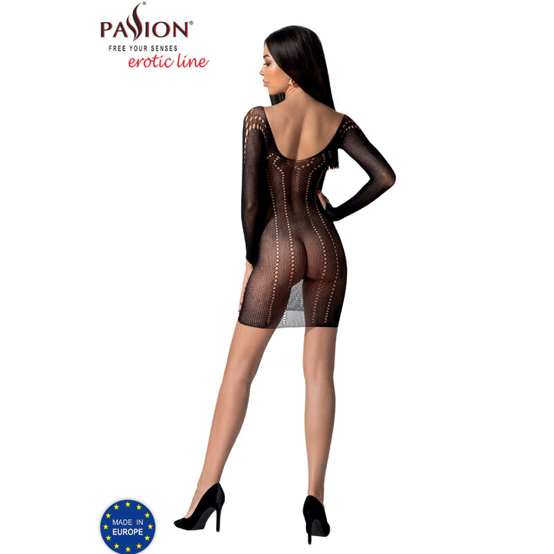 BS101 BODYSTOCKING BLACK ONE SIZE - Image 4