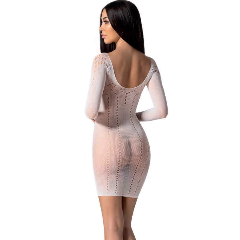 BS101 WHITE BODYSTOCKING ONE SIZE - Image 2