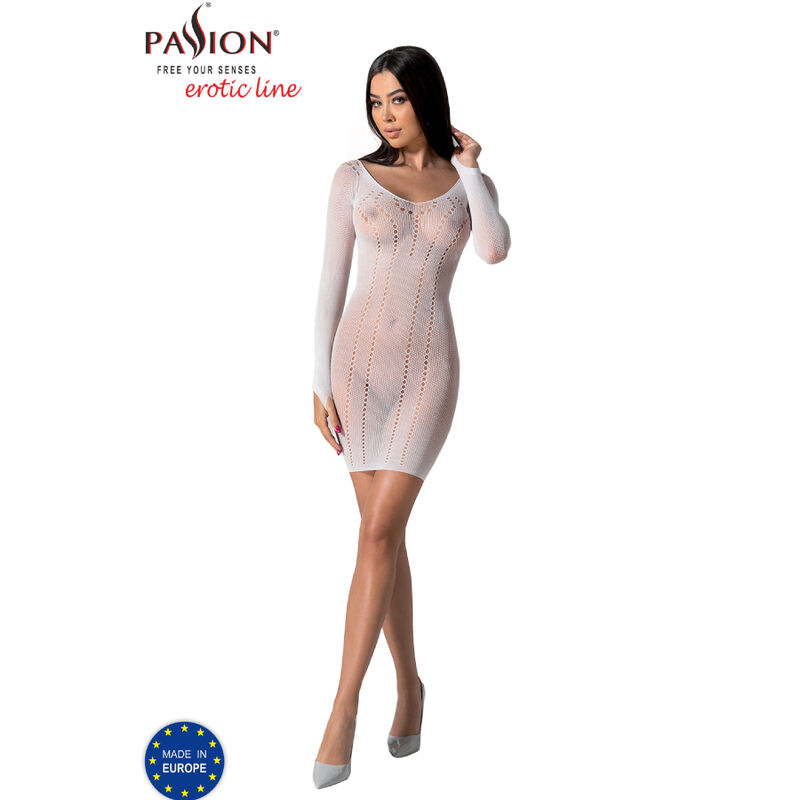 BS101 WHITE BODYSTOCKING ONE SIZE - Image 3