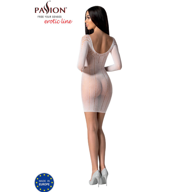 BS101 WHITE BODYSTOCKING ONE SIZE - Image 4