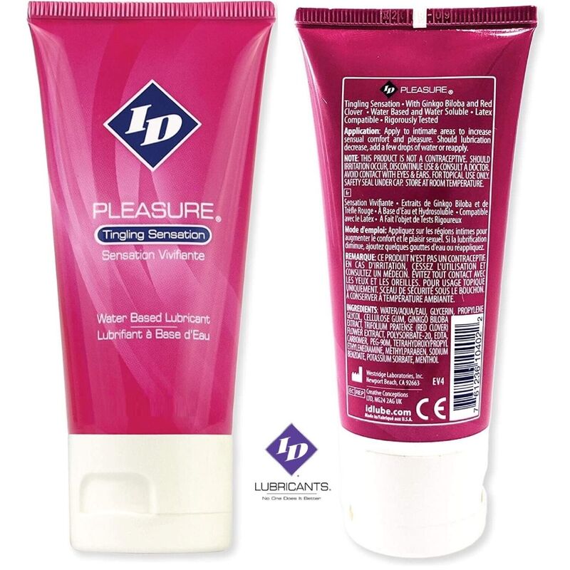 WATER BASED LUBRICANT TINGING SENSATION TRAVEL TUBE 60 ML
