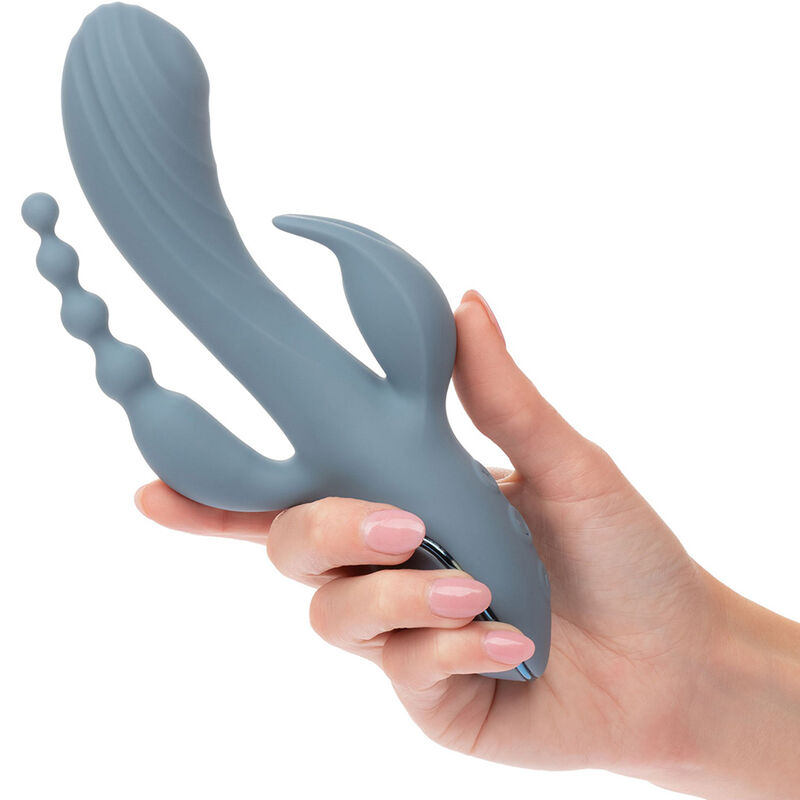 VIBRATOR TRIPLE ECSTASY GREY