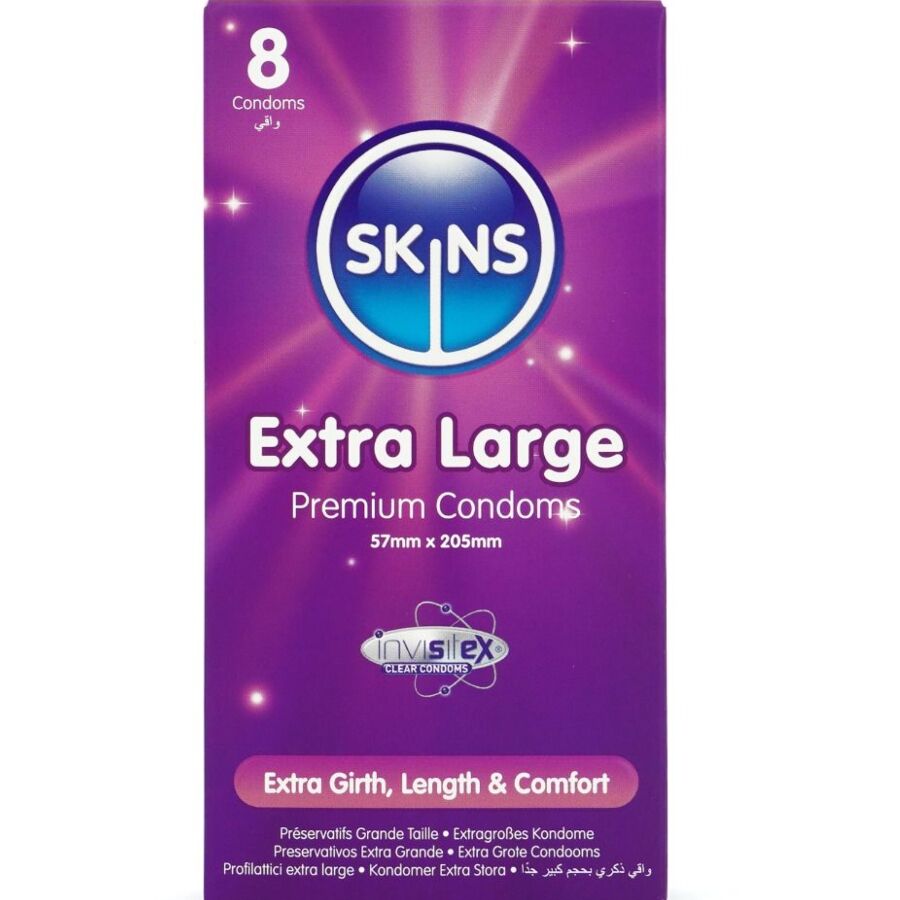 EXTRA LARGE PREMIUM CONDOMS PACK 8