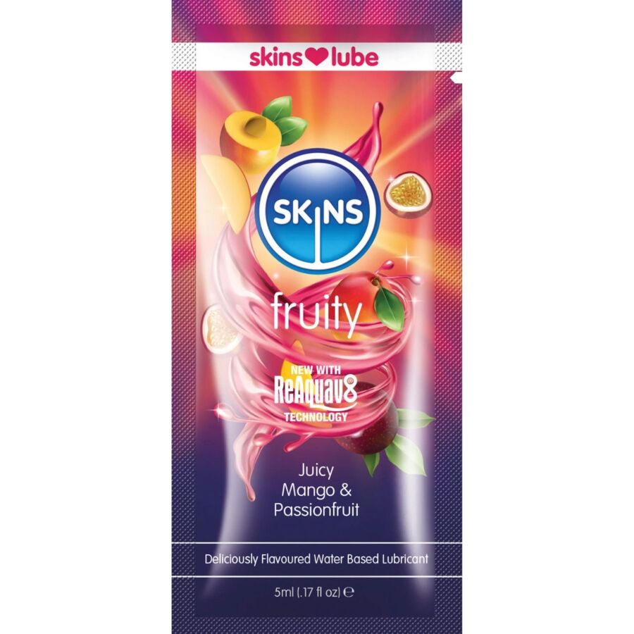FRUITY WATER-BASED LUBRICANT MANGO & PASSION FRUIT SINGLE-DOSE 5 ML