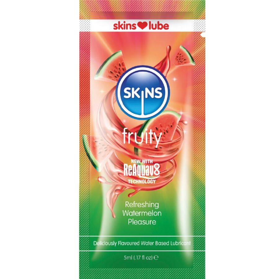 FRUITY WATER-BASED LUBRICANT WATERMELON SINGLE-DOSE 5 ML