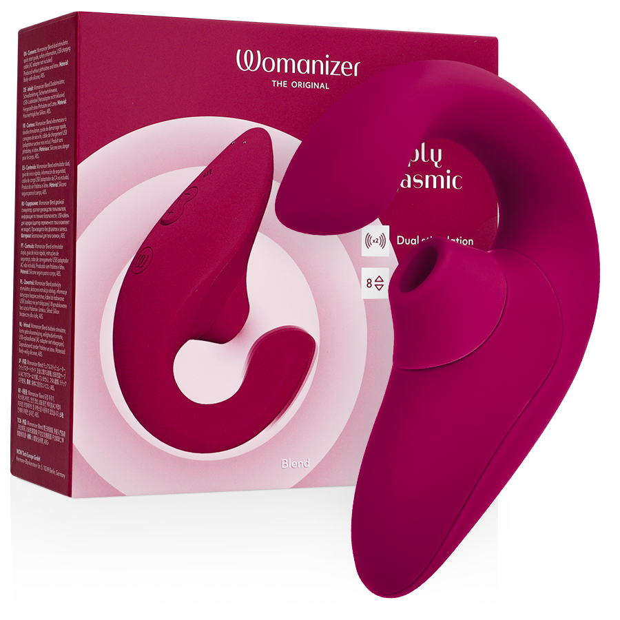 BLEND RABBIT VIBRATOR STIMULATOR VIBRANT PINK
