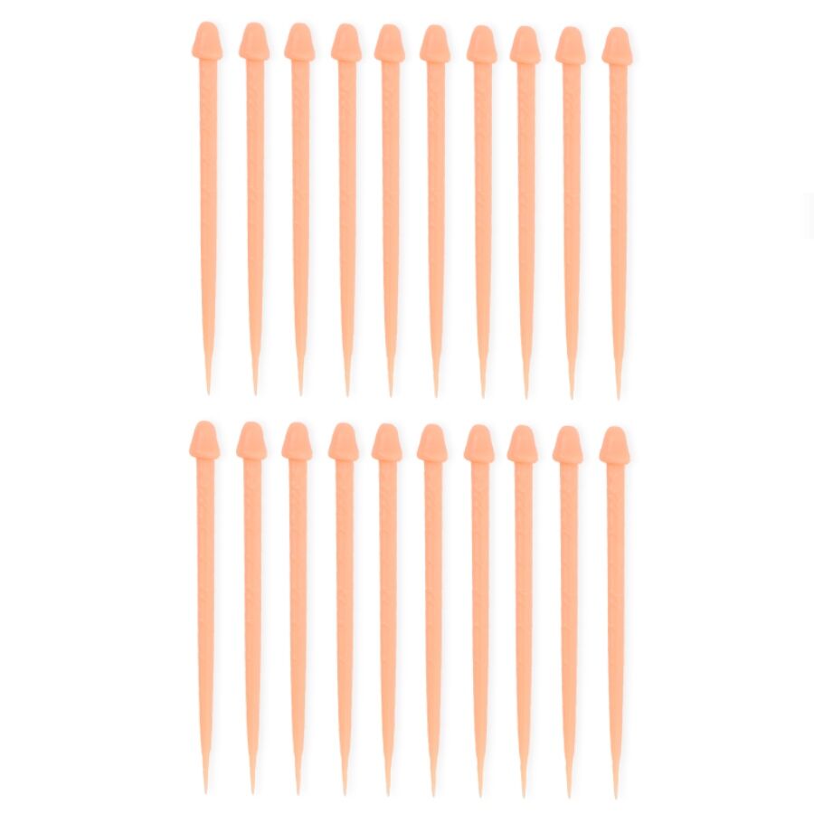 PENIS SPIDERED STICKS FOR MEAT 20 UNITS