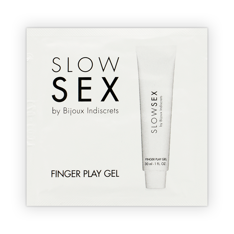 SLOW SEX MASSAGE GEL WITH FINGER PLAY SINGLE DOSE