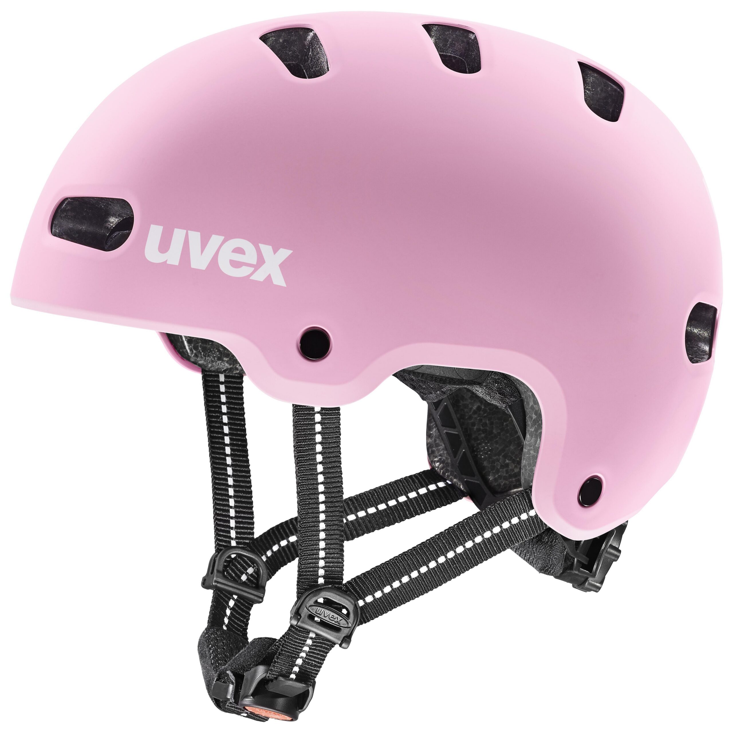 Uvex Kid 4 jalgrattakiiver, 51–55 cm, maasikakarva matt