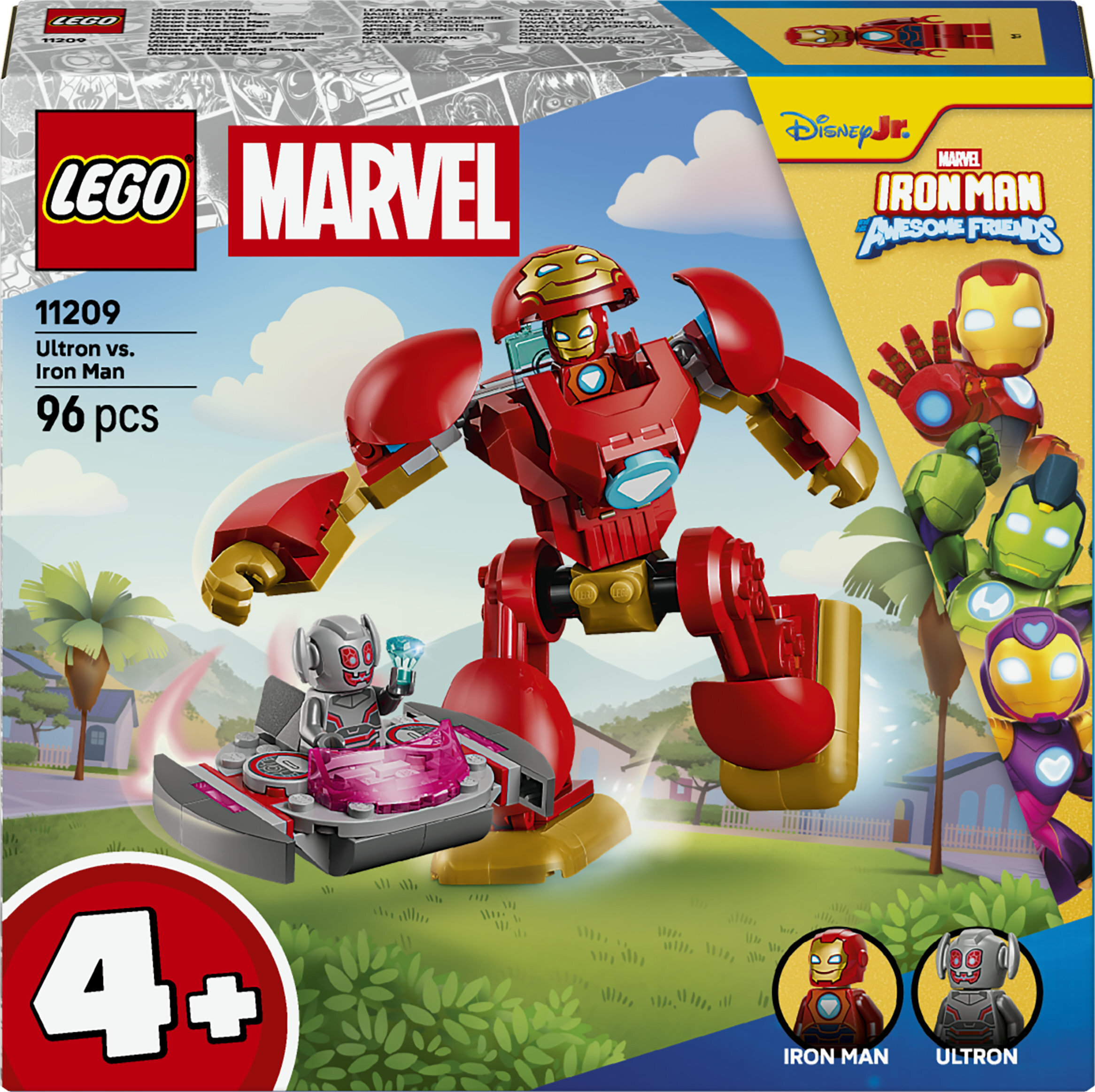 2_1017548-2332x2326-1.jpg LEGO Marvel 11209 - Ultron vs. Raudmees - Pilt 1