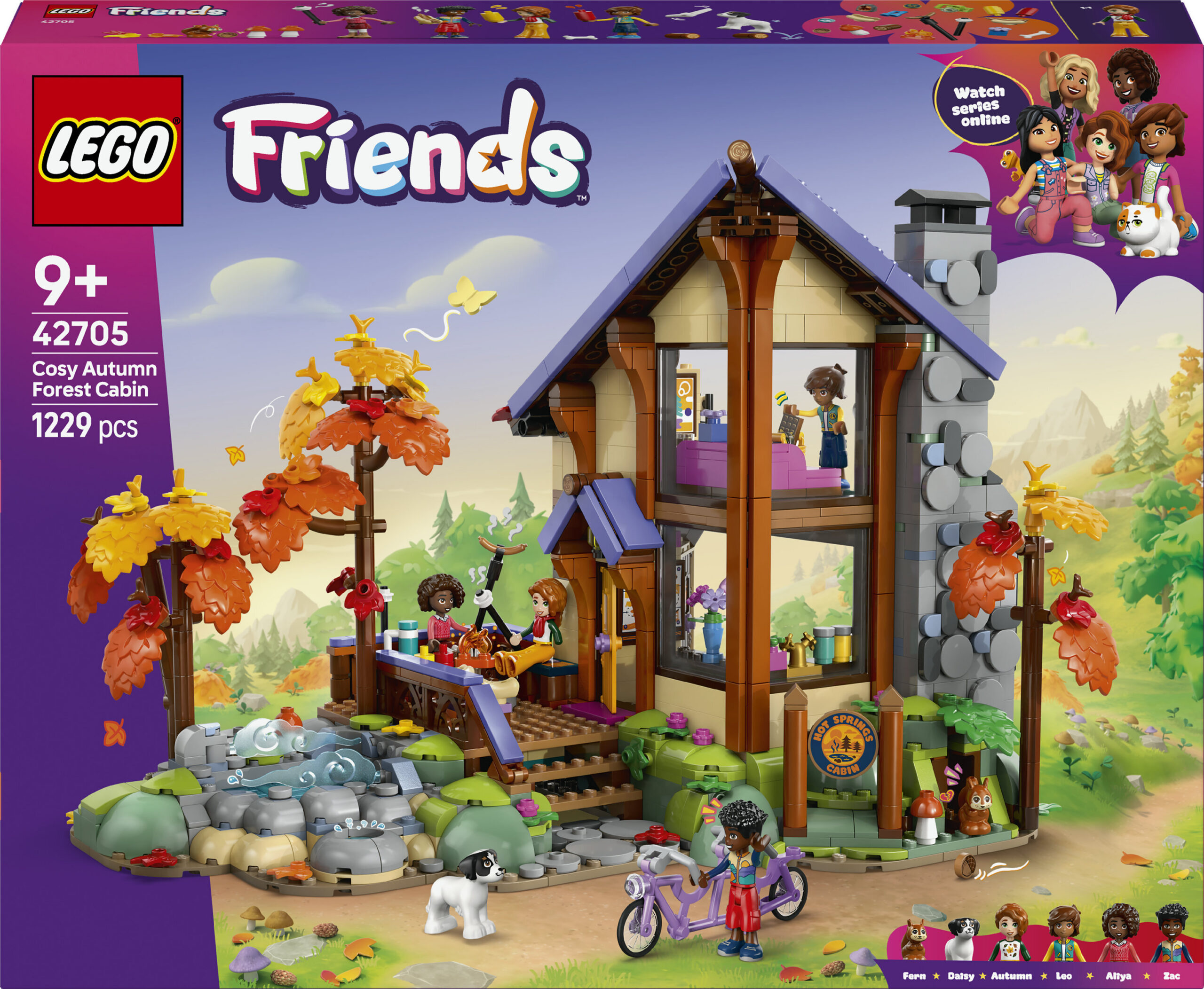 LEGO Friends 42705 – Hubane majake sügismetsas