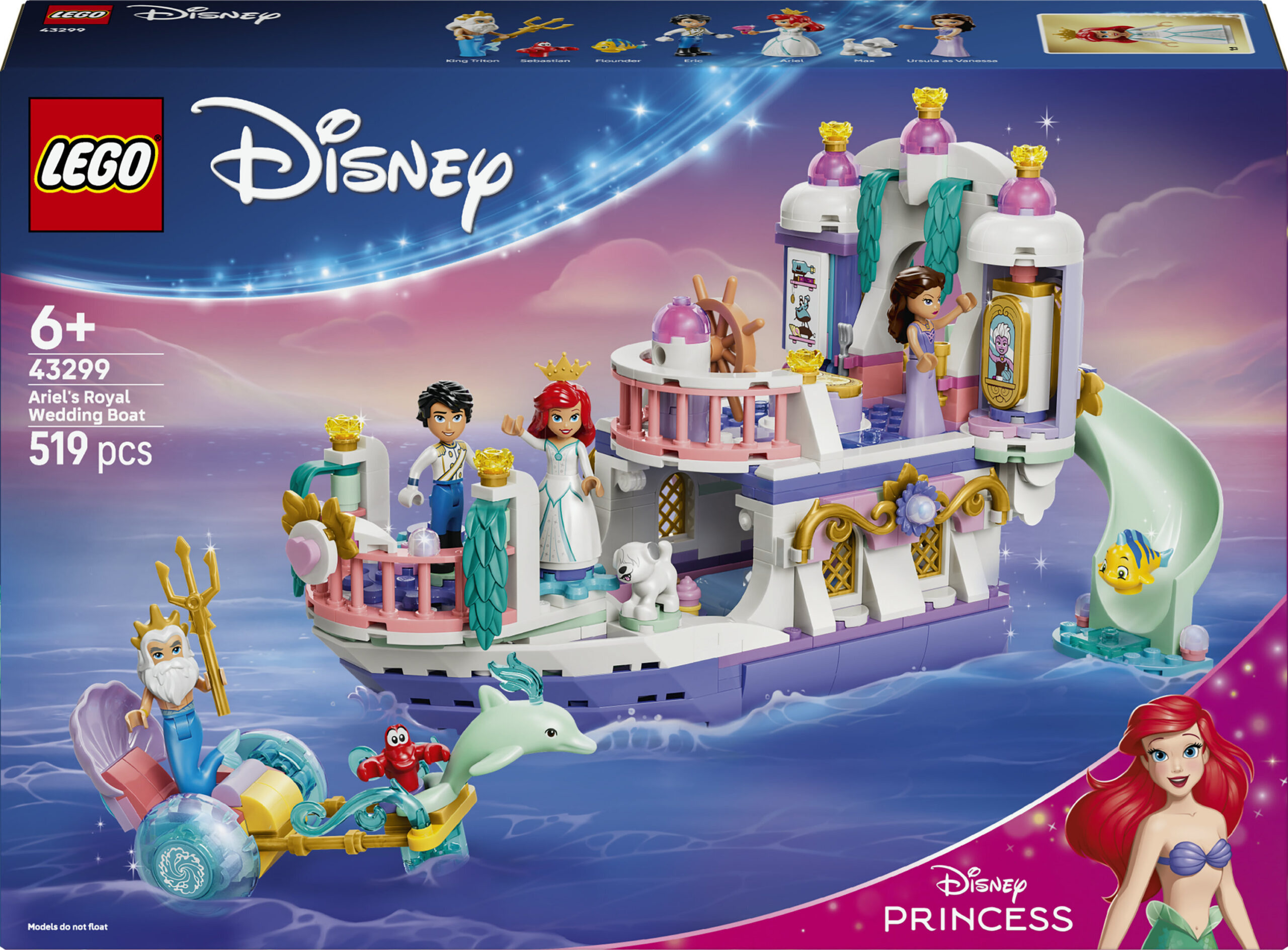 LEGO Disney Princess 43299 – Arieli kuninglik pulmapaat