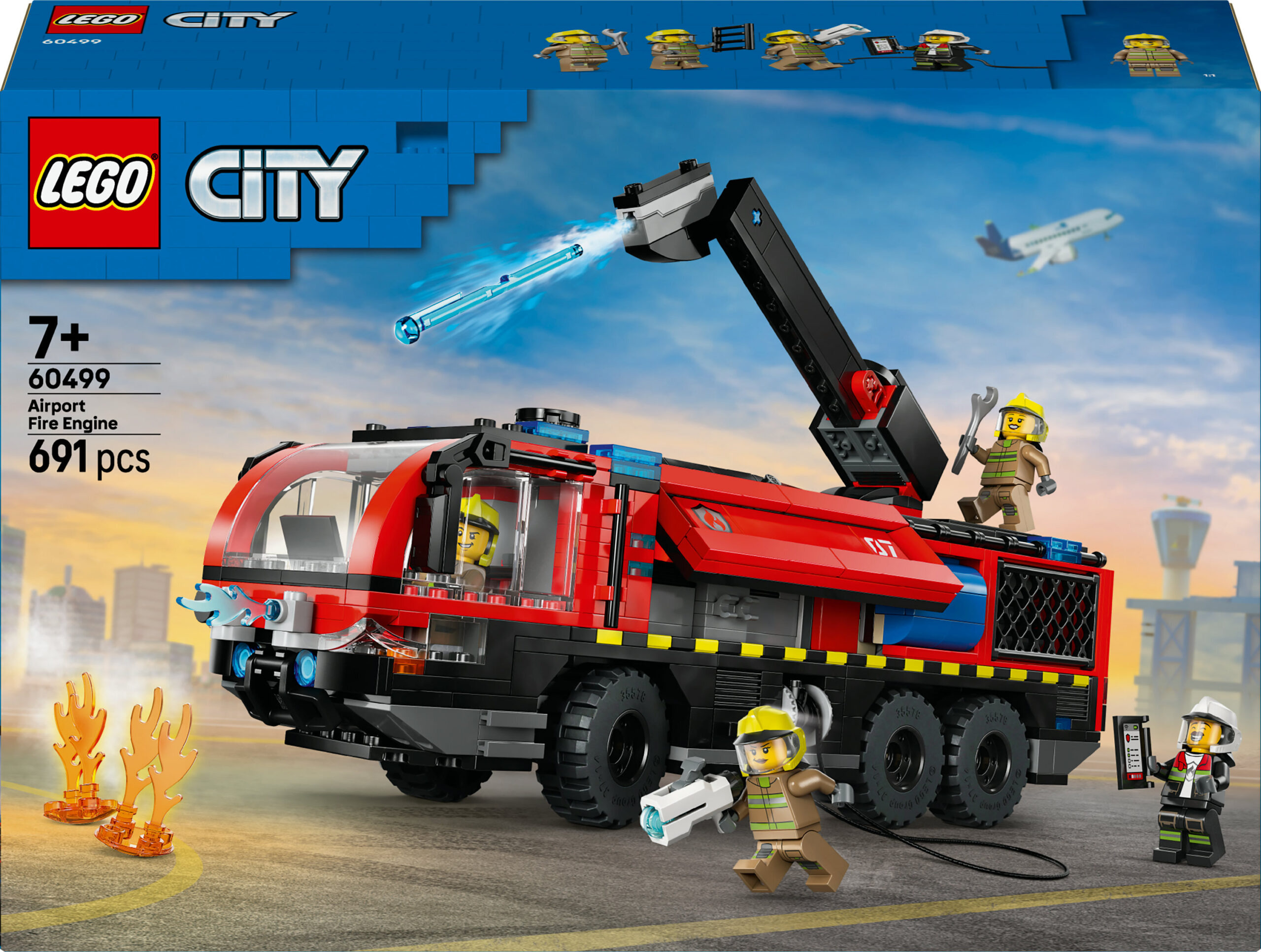 LEGO City Fire 60499 Lennujaama tuletõrjeauto
