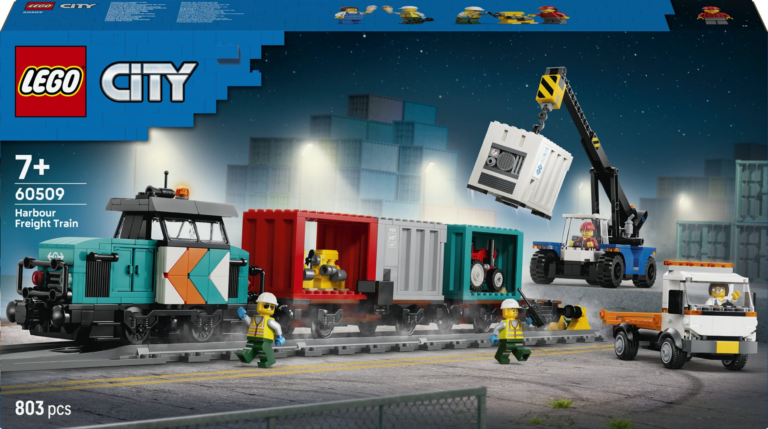 LEGO City Rongid 60509 – Kaubarong, kraana ja veoauto