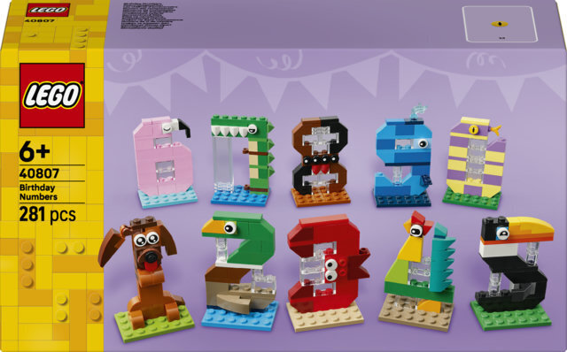 LEGO Aastaajad ja sündmused 40807 - Sünnipäevanumbrid