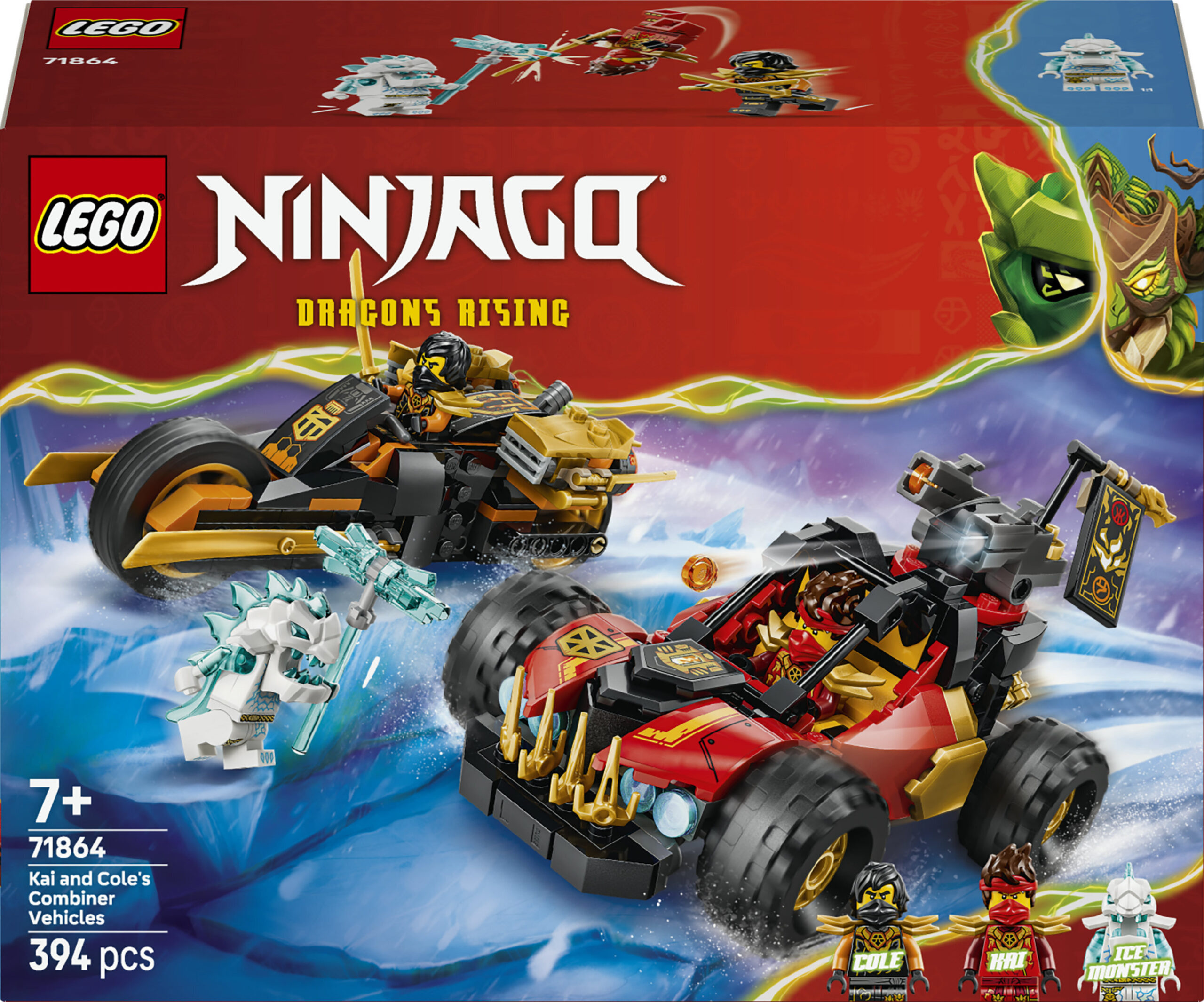 LEGO Ninjago 71864 - Kai ja Cole'i ​​kombosõidukid