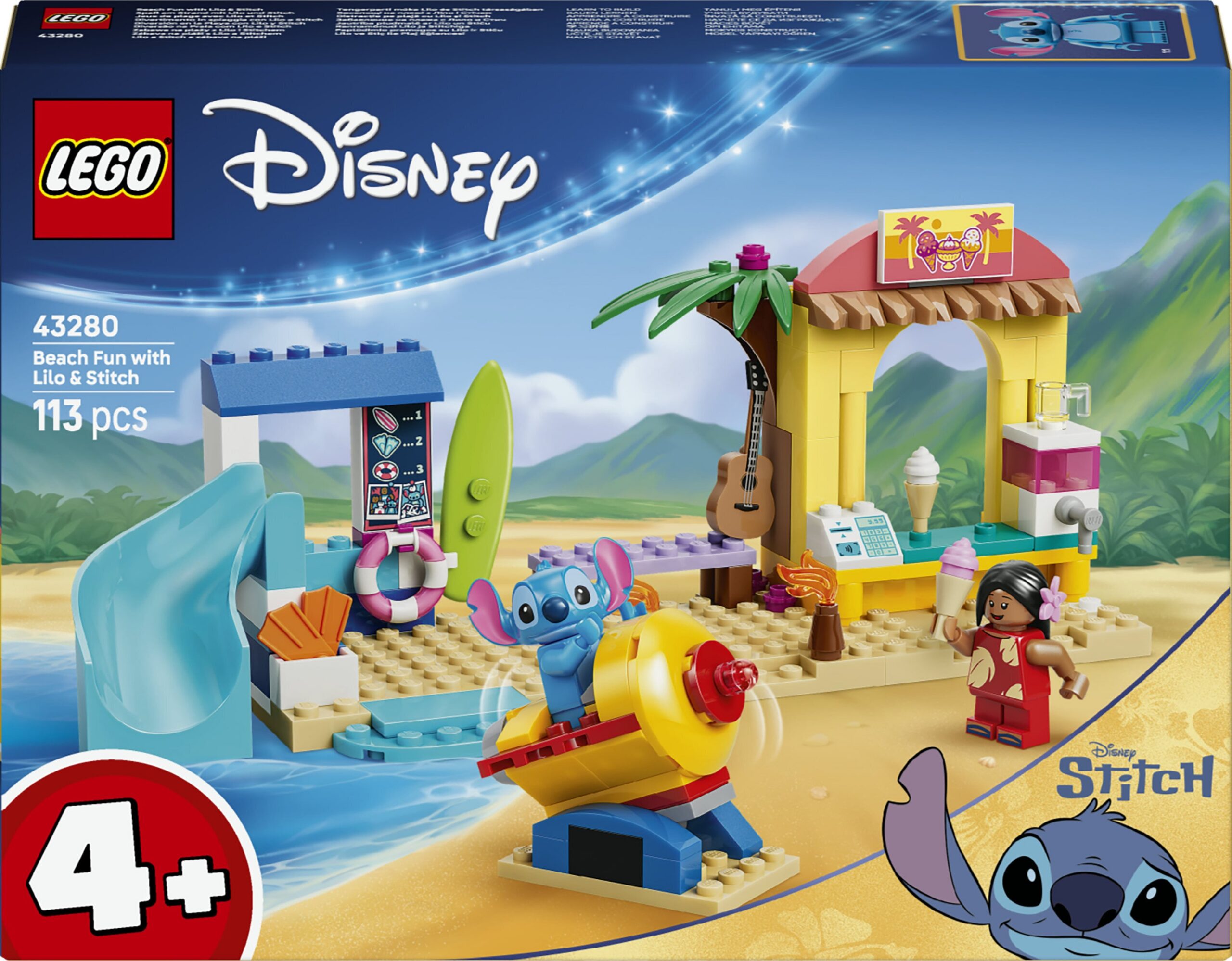 LEGO Disney Classic 43280 - Lilo ja Stitchi rannalõbu