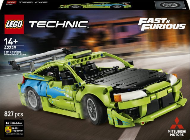 LEGO Technic 42229 - Kiired ja vihased Mitsubishi Eclipse auto