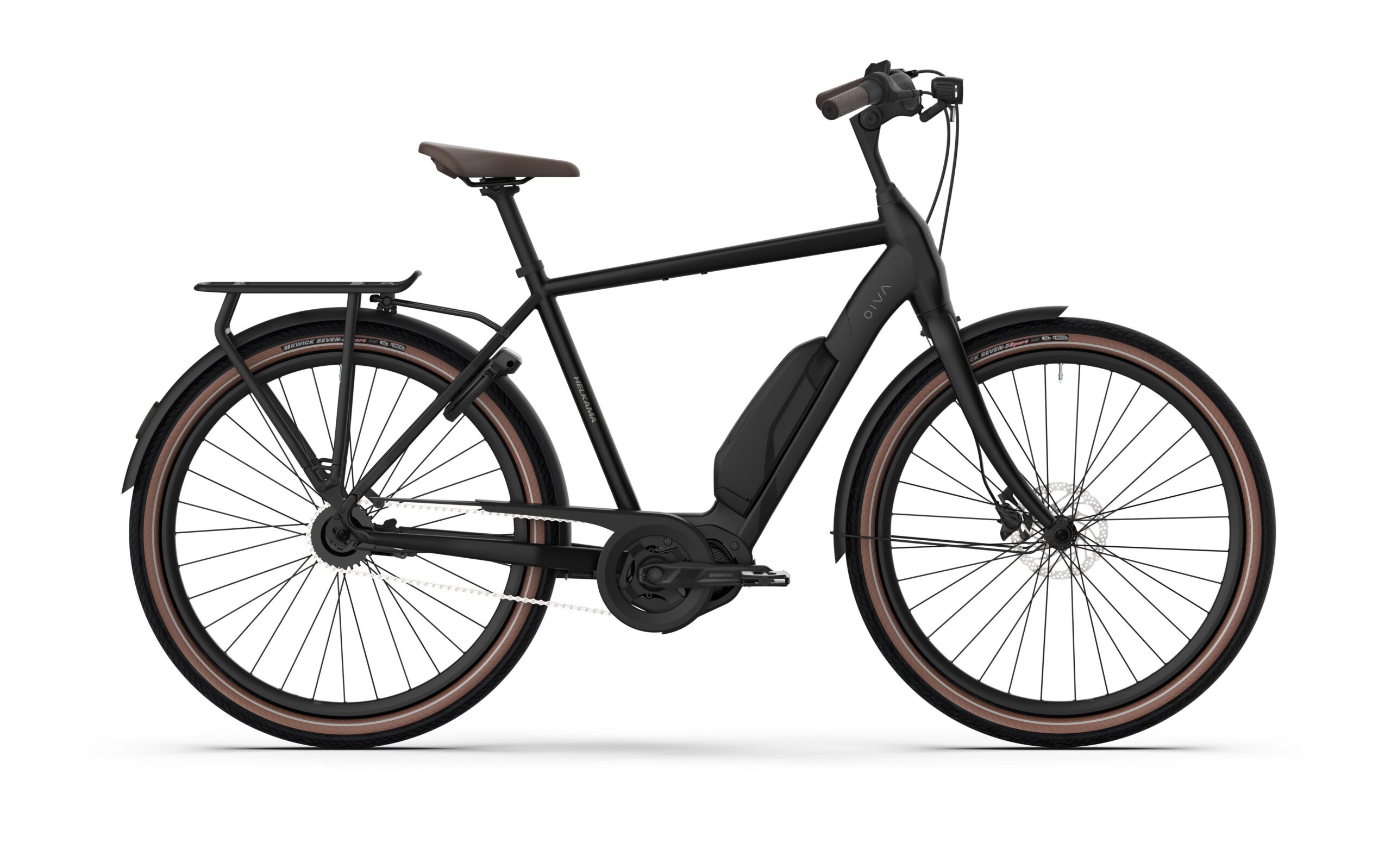 Helkama e-Oiva 5-aastane elektriratas, M 50 cm, must
