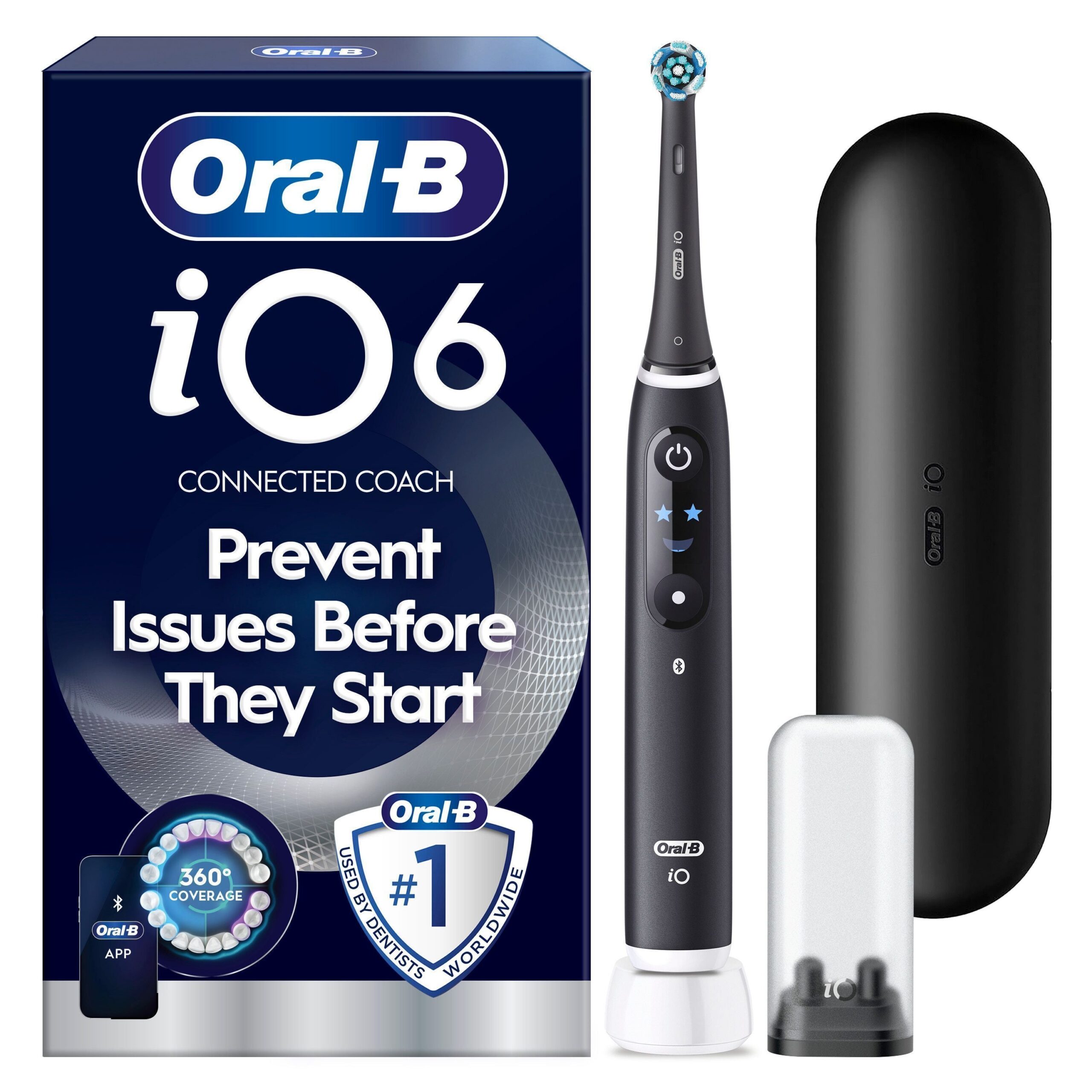 Oral-B iO6 elektriline hambahari, must + reisikott