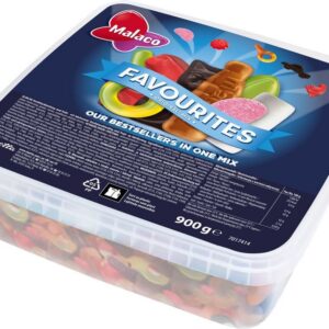 Malaco Favourites kommikarp, 900 g