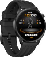 OPPO Watch S nutikell fluorokummist rihmaga, must - Pilt 2