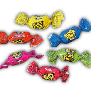 Bazooka Pick & Mix Juicy Drop Blasts puuvilja-toffee pulbritäidisega, 1 kg